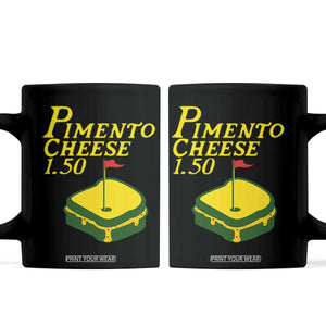 Pimento Cheese Coffee Mug Golf Foodie Golfer Tournament TS11 Black Print Your Wear