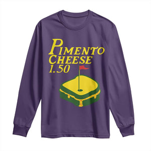 Pimento Cheese Long Sleeve Shirt Golf Foodie Golfer Tournament TS11 Purple Print Your Wear