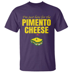 I'm Just Here For The Pimento Cheese T Shirt Funny Golf Foodie TS11 Purple Print Your Wear