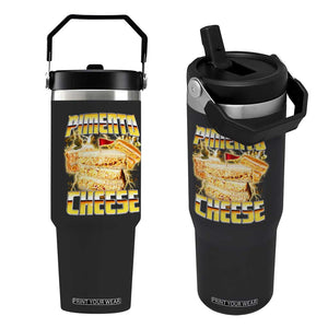 Pimento Cheese Flip Straw Tumbler Funny Cheesemonger Cheese Lovers Bootleg Art TS11 One Size: 30 oz Black Print Your Wear