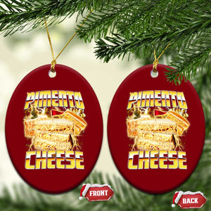 Pimento Cheese Ceramic Ornament Funny Cheesemonger Cheese Lovers Bootleg Art TS11 Print Your Wear