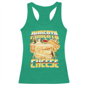 Pimento Cheese Racerback Tank Top Funny Cheesemonger Cheese Lovers Bootleg Art TS11 Irish Green Print Your Wear