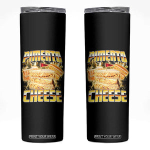 Pimento Cheese Skinny Tumbler Funny Cheesemonger Cheese Lovers Bootleg Art TS11 Black Print Your Wear