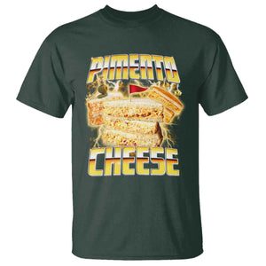 Pimento Cheese T Shirt Funny Cheesemonger Cheese Lovers Bootleg Art TS11 Dark Forest Green Print Your Wear