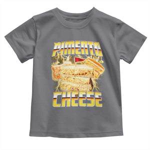 Pimento Cheese Toddler T Shirt Funny Cheesemonger Cheese Lovers Bootleg Art TS11 Charcoal Print Your Wear