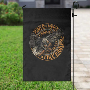 Soar On Wings Like Eagles Christian Garden Flag Isaiah 40 31 Bible Verse TS11 Print Your Wear