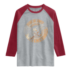 Soar On Wings Like Eagles Christian Raglan Shirt Isaiah 40 31 Bible Verse TS11 Heather Gray Heather Red Print Your Wear