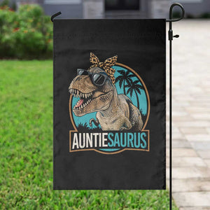 Auntiesaurus Funny Dinosaur Aunt Garden Flag Family Matching TS11 Print Your Wear