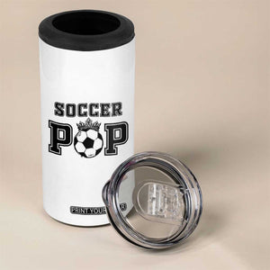 Soccer Pop 4 in 1 Can Cooler Tumbler Football Family Matching Team Player Father's Day TS11 Print Your Wear