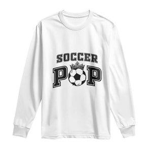 Soccer Pop Long Sleeve Shirt Football Family Matching Team Player Father's Day TS11 White Print Your Wear