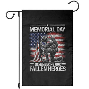Memorial Day Garden Flag Remembering Our Fallen Heroes Veteran Day American Flag TS11 Black Print Your Wear