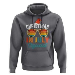 Funny Christmas In July Squad Hoodie Summer Xmas Beach Sunglasses TS11 Charcoal Print Your Wear