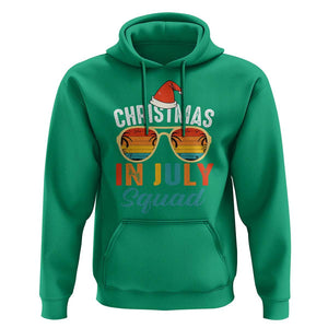 Funny Christmas In July Squad Hoodie Summer Xmas Beach Sunglasses TS11 Irish Green Print Your Wear