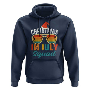 Funny Christmas In July Squad Hoodie Summer Xmas Beach Sunglasses TS11 Navy Print Your Wear