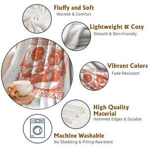 Funny Hotter Than A Hoochie Coochie Throw Blanket Summer Racoon Music TS11 Print Your Wear