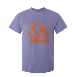 Funny Hotter Than A Hoochie Coochie T Shirt For Kid Summer Racoon Music TS11 Violet Print Your Wear