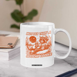 Funny Hotter Than A Hoochie Coochie Coffee Mug Summer Racoon Music TS11 Print Your Wear