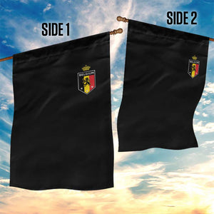 Belgium Football Crest Garden Flag Vintage Belgian Lion Crown Belgian Heritage TS11 Print Your Wear