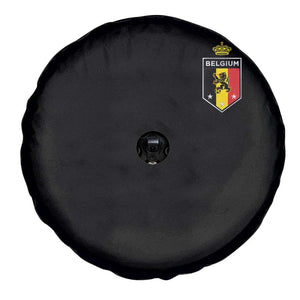 Belgium Football Crest Spare Tire Cover Vintage Belgian Lion Crown Belgian Heritage TS11 Print Your Wear