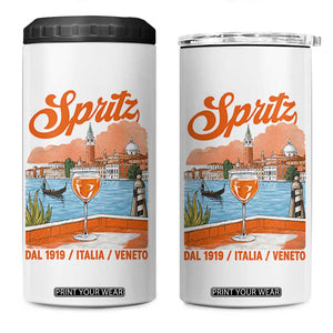 Spritz Veneto 4 in 1 Can Cooler Tumbler Italia Vintage Orange Wine Cocktail Dal 1919
