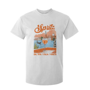 Spritz Veneto T Shirt For Kid Italia Vintage Orange Wine Cocktail Dal 1919