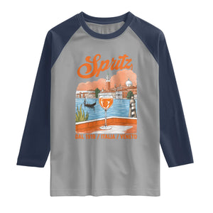 Spritz Veneto Raglan Shirt Italia Vintage Orange Wine Cocktail Dal 1919