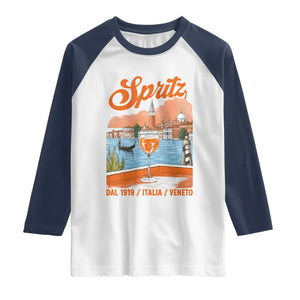 Spritz Veneto Raglan Shirt Italia Vintage Orange Wine Cocktail Dal 1919