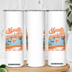Spritz Veneto Skinny Tumbler Italia Vintage Orange Wine Cocktail Dal 1919