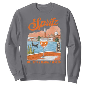 Spritz Veneto Sweatshirt Italia Vintage Orange Wine Cocktail Dal 1919