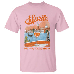 Spritz Veneto T Shirt Italia Vintage Orange Wine Cocktail Dal 1919
