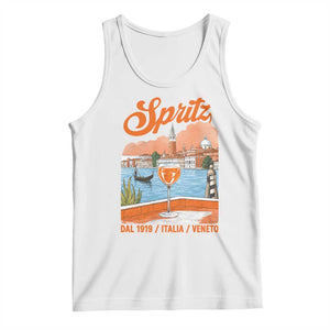 Spritz Veneto Tank Top Italia Vintage Orange Wine Cocktail Dal 1919
