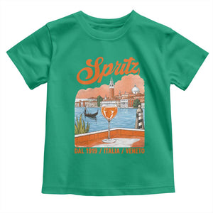Spritz Veneto Toddler T Shirt Italia Vintage Orange Wine Cocktail Dal 1919