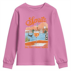 Spritz Veneto Youth Sweatshirt Italia Vintage Orange Wine Cocktail Dal 1919