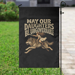 May Our Daughters Be Ungovernable Feminist Girl Garden Flag