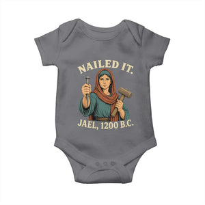 Nailed It Jael 1200 BC Baby Onesie Funny Biblical Feminist Religious