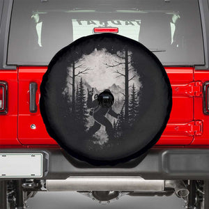 Funny Bigfoot Hiking Night Stroll Mountain Forest Spare Tire Cover TS11 Black Print Your Wear