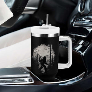 Funny Bigfoot Hiking Night Stroll Mountain Forest Tumbler With Handle TS11 Print Your Wear