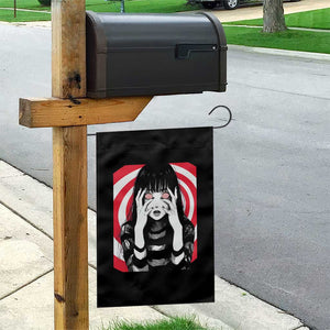 Horror Anime Manga Creepy Goth Japanese Girl Garden Flag TS11 Print Your Wear