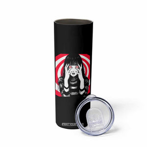 Horror Anime Manga Creepy Goth Japanese Girl Skinny Tumbler TS11 Print Your Wear