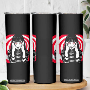 Horror Anime Manga Creepy Goth Japanese Girl Skinny Tumbler TS11 Print Your Wear