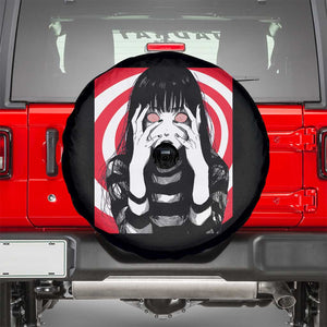 Horror Anime Manga Creepy Goth Japanese Girl Spare Tire Cover TS11 Black Print Your Wear