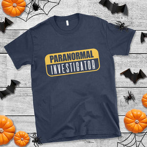 Paranormal Investigator Ghost Hunting T Shirt EVP Halloween Ghost Researchers TS11 Navy Print Your Wear