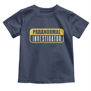 Paranormal Investigator Ghost Hunting Toddler T Shirt EVP Halloween Ghost Researchers TS11 Navy Print Your Wear