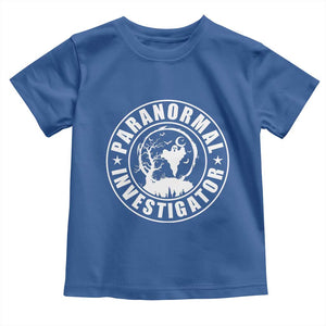 Paranormal Investigator Ghost Hunting Toddler T Shirt EVP Halloween TS11 Royal Blue Print Your Wear