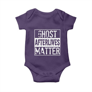 Funny Ghost Hunting Baby Onesie Ghost Afterlives Matter Paranormal Investigator TS11 Purple Print Your Wear