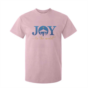 Joy To The World T Shirt For Kid Christian Christmas Nativity Scene Star Of Bethlehem TS11 Light Pink Print Your Wear