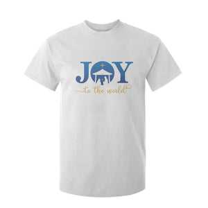 Joy To The World T Shirt For Kid Christian Christmas Nativity Scene Star Of Bethlehem TS11 White Print Your Wear