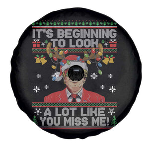 Funny Trump Christmas Spare Tire Cover It's Beginning To Look A Lot Like You Miss Me Christmas TS11 Print Your Wear