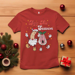 Dirty Christmas Jizz The Season T Shirt Funny Xmas Inappropriate Adult Humor TS11 Red Print Your Wear