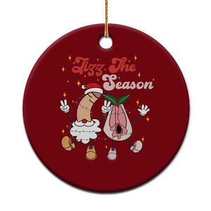 Dirty Christmas Jizz The Season Ceramic Ornament Funny Xmas Inappropriate Adult Humor TS11 1pc Red Print Your Wear
